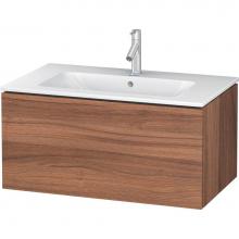 Duravit LC614107979 - Duravit L-Cube 32 1/4'' Wall Mount One Drawer Single Vanity Cabinet in Natural Walnut, S