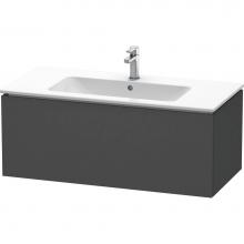 Duravit LC614204949 - Duravit L-Cube 40 1/8'' Wall Mount One Drawer Single Vanity Cabinet in Matte Graphite, S