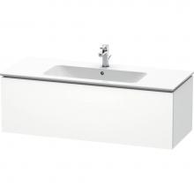 Duravit LC614301818 - Duravit L-Cube 48'' Wall Mount One Drawer Single Vanity Cabinet in Matte White, Sink Sol