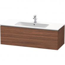 Duravit LC614302121 - Duravit L-Cube 48'' Wall Mount One Drawer Single Vanity Cabinet in Dark Walnut, Sink Sol