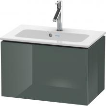 Duravit LC615603838 - Duravit L-Cube One Drawer Wall-Mount Vanity Unit Dolomite Gray