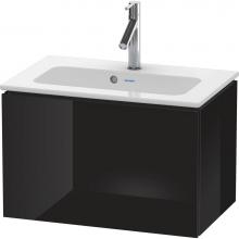 Duravit LC615604040 - L-Cube One Drawer Wall-Mount Vanity Unit Black