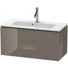 Duravit LC615708989 - Duravit L-Cube One Drawer Wall-Mount Vanity Unit Flannel Gray