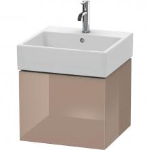 Duravit LC617408686 - Duravit L-Cube One Drawer Wall-Mount Vanity Unit Cappuccino