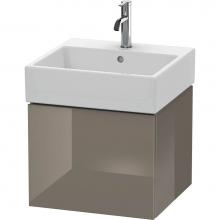 Duravit LC617408989 - Duravit L-Cube One Drawer Wall-Mount Vanity Unit Flannel Gray