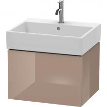 Duravit LC617508686 - Duravit L-Cube One Drawer Wall-Mount Vanity Unit Cappuccino