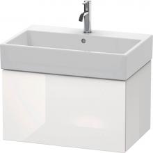 Duravit LC617608585 - L-Cube One Drawer Wall-Mount Vanity Unit White