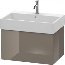 Duravit LC617608989 - Duravit L-Cube One Drawer Wall-Mount Vanity Unit Flannel Gray