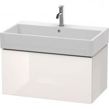 Duravit LC617708585 - L-Cube One Drawer Wall-Mount Vanity Unit White