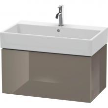 Duravit LC617708989 - Duravit L-Cube One Drawer Wall-Mount Vanity Unit Flannel Gray