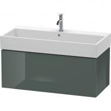 Duravit LC617803838 - Duravit L-Cube One Drawer Wall-Mount Vanity Unit Dolomite Gray