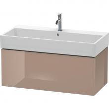 Duravit LC617808686 - Duravit L-Cube One Drawer Wall-Mount Vanity Unit Cappuccino