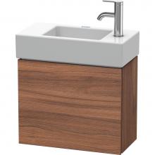 Duravit LC6246L7979 - L-Cube One Door Wall-Mount Vanity Unit Walnut