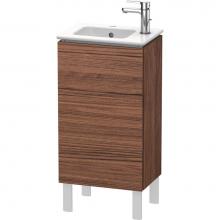 Duravit LC6273L2121 - L-Cube Floorstanding Vanity Unit Walnut Dark