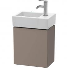 Duravit LC6293L4343 - L-Cube One Door Wall-Mount Vanity Unit Basalt