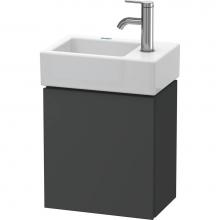 Duravit LC6293L4949 - L-Cube One Door Wall-Mount Vanity Unit Graphite