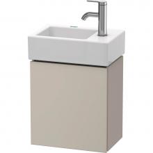 Duravit LC6293L9191 - L-Cube One Door Wall-Mount Vanity Unit Taupe