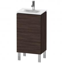 Duravit LC6580L5353 - Duravit L-Cube One Door Floorstanding Vanity Unit Chestnut Dark