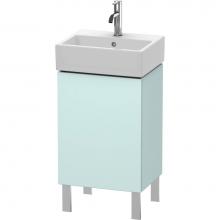 Duravit LC6750L0909 - Duravit L-Cube Floor Standing Vanity Unit  Light Blue Matte