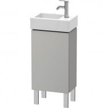 Duravit LC6793L0707 - L-Cube One Door Floorstanding Vanity Unit Concrete Gray