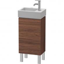 Duravit LC6793L2121 - L-Cube One Door Floorstanding Vanity Unit Walnut Dark