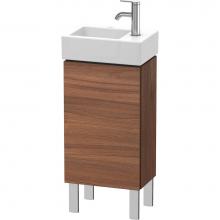 Duravit LC6793L7979 - L-Cube One Door Floorstanding Vanity Unit Walnut