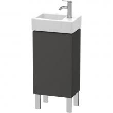 Duravit LC6793R4949 - L-Cube One Door Floorstanding Vanity Unit Graphite