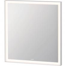 Duravit LC7380000006100 - Duravit L-Cube Sensor Control LED Mirror in Aluminum, 3500K