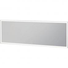 Duravit LC7387000006100 - Duravit L-Cube Sensor Control LED Mirror in Aluminum, 3500K