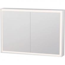 Duravit LC7552000006000 - Duravit L-Cube 39 3/8'' x27 1/2'' 1 Left 1 Right Hinge 2 Door LED Rectangular