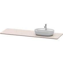 Duravit LU9468R2525 - Duravit Luv 70 1/4'' Quartz Vanity Top in Sand Structure with One Sink Cutout