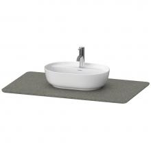 Duravit LU946903333 - Luv Console with One Sink Cut-Out Gray