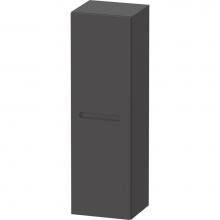 Duravit N11308R49490000 - Duravit No.1 15 3/4'' x 52'' Wall Mount Linen Cabinet in Matte Graphite