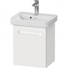 Duravit N14266R18180000 - Duravit No.1 15 3/8'' Wall Mount One Door Single Vanity Cabinet in Matte White, Sink Sol