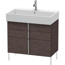 Duravit VA658707272 - Duravit Vero Air Floor Standing Vanity Unit  Brushed Dark Oak