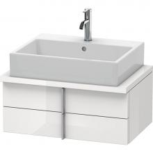 Duravit VE560608585 - Duravit Vero Two Drawer Vanity Unit For Console White
