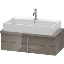 Duravit VE560808989 - Duravit Vero Two Drawer Vanity Unit For Console Flannel Gray