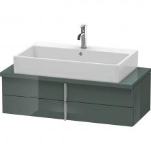 Duravit VE560903838 - Duravit Vero Two Drawer Vanity Unit For Console Dolomite Gray