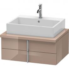 Duravit VE561608686 - Duravit Vero Two Drawer Vanity Unit For Console Cappuccino