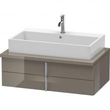 Duravit VE561808989 - Duravit Vero Two Drawer Vanity Unit For Console Flannel Gray