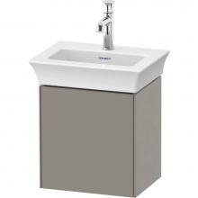 Duravit WT4240L9292 - Duravit White Tulip 15 1/8'' Wall Mount One Door Single Vanity Cabinet in Satin Matte St
