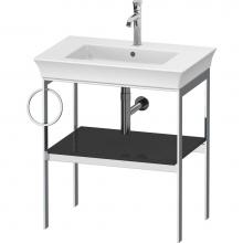 Duravit WT4543LH1H1 - Duravit White Tulip 26 7/8'' x 17 3/4'' Console in High Gloss Graphite
