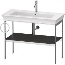 Duravit WT4544L5858 - Duravit White Tulip 38 3/4'' x 17 3/4'' Console in Satin Matte Graphite