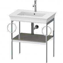 Duravit WT4546B9292 - Duravit White Tulip 26 7/8'' x 17 3/4'' Console in Satin Matte Stone Gray