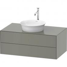 Duravit WT498609292 - Duravit White Tulip 39 3/8'' Wall Mount Two Drawer Single Vanity Cabinet in Satin Matte