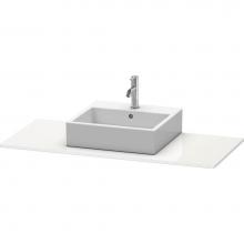 Duravit XS060D02222 - Duravit XSquare Console with One Sink Cut-Out White