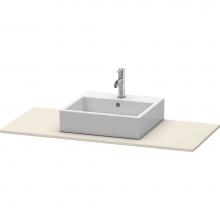 Duravit XS060D09191 - Duravit XSquare Console with One Sink Cut-Out Taupe