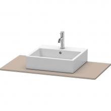 Duravit XS060E04343 - Duravit XSquare Console with One Sink Cut-Out Basalt