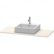 Duravit XS060F09191 - Duravit XSquare Console with One Sink Cut-Out Taupe
