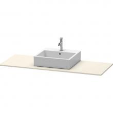 Duravit XS060GM9191 - Duravit XSquare Console with One Sink Cut-Out Taupe